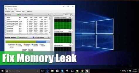 windows 10 memory leak|How to Fix A Windows Memory Leak